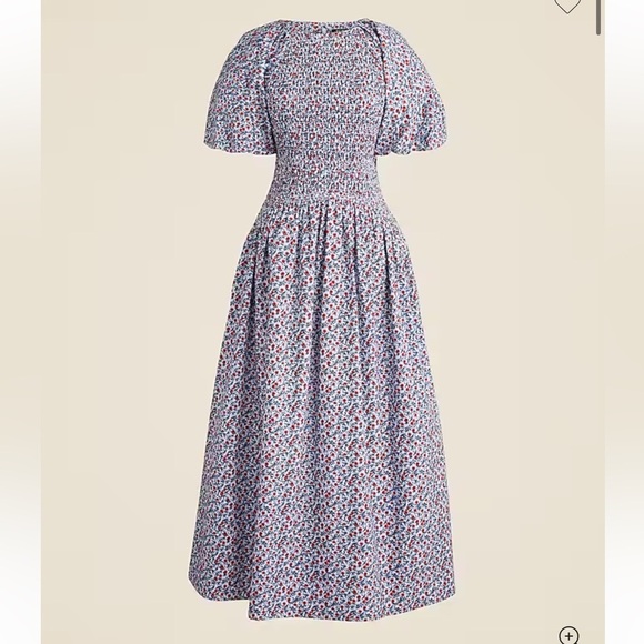 NWT J Crew Meadow dress in poppy 100% cotton poplin Size Large - Picture 14 of 14